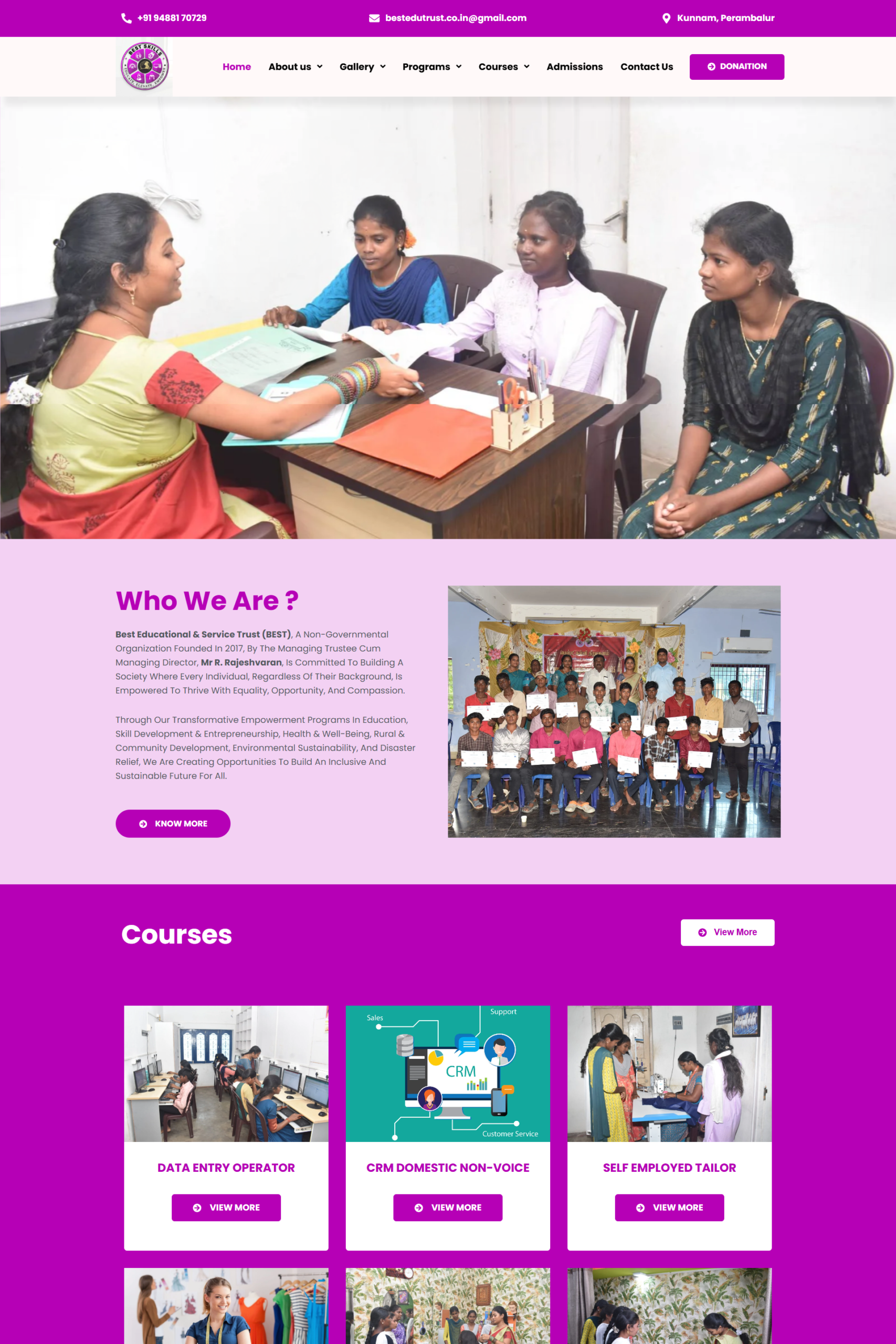 NGO Website