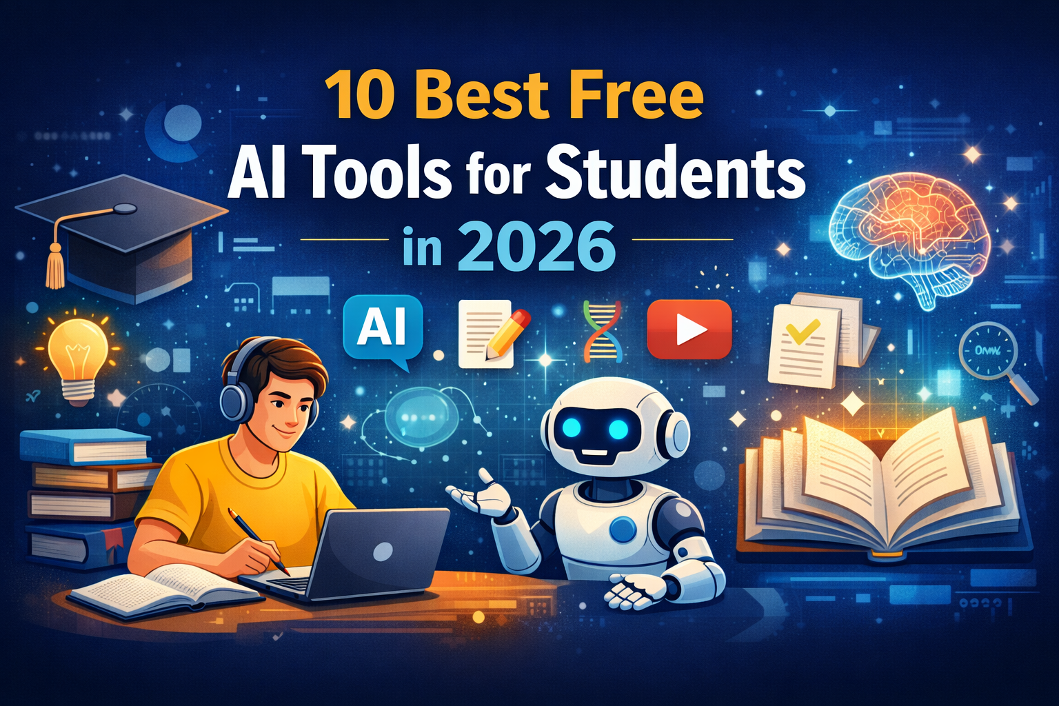 10 Best Free AI Tools for Students in 2026