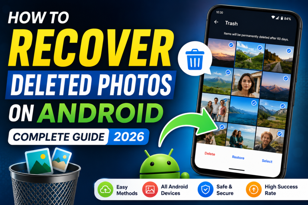 How to Recover Deleted Photos on Android Complete Guide 2026